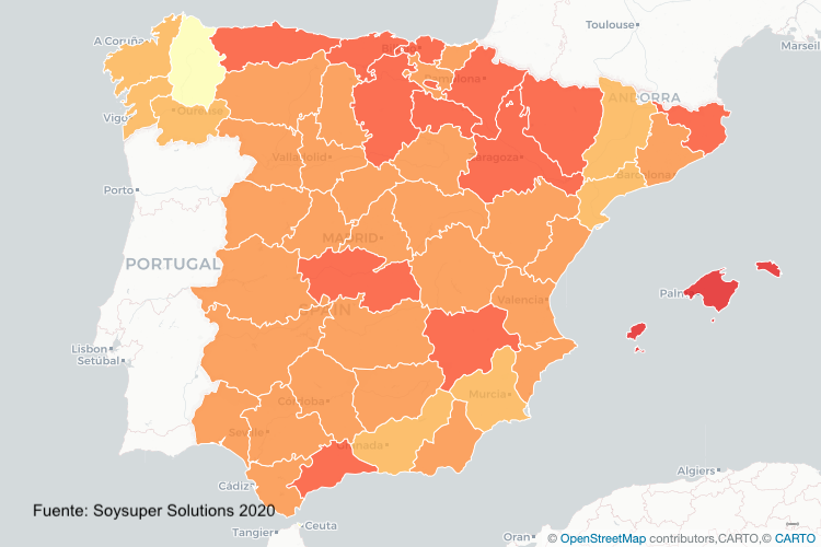 ¿Cómo evolucionan los precios de los supermercados en España 2019-2020?